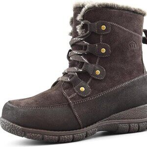 Comfy Moda Women's Waterproof Wool Lined Winter Boots Maya